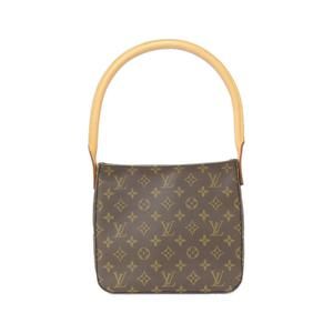 LOUIS VUITTON Authentic Brown Monogram Looping MM Shoulder Bag